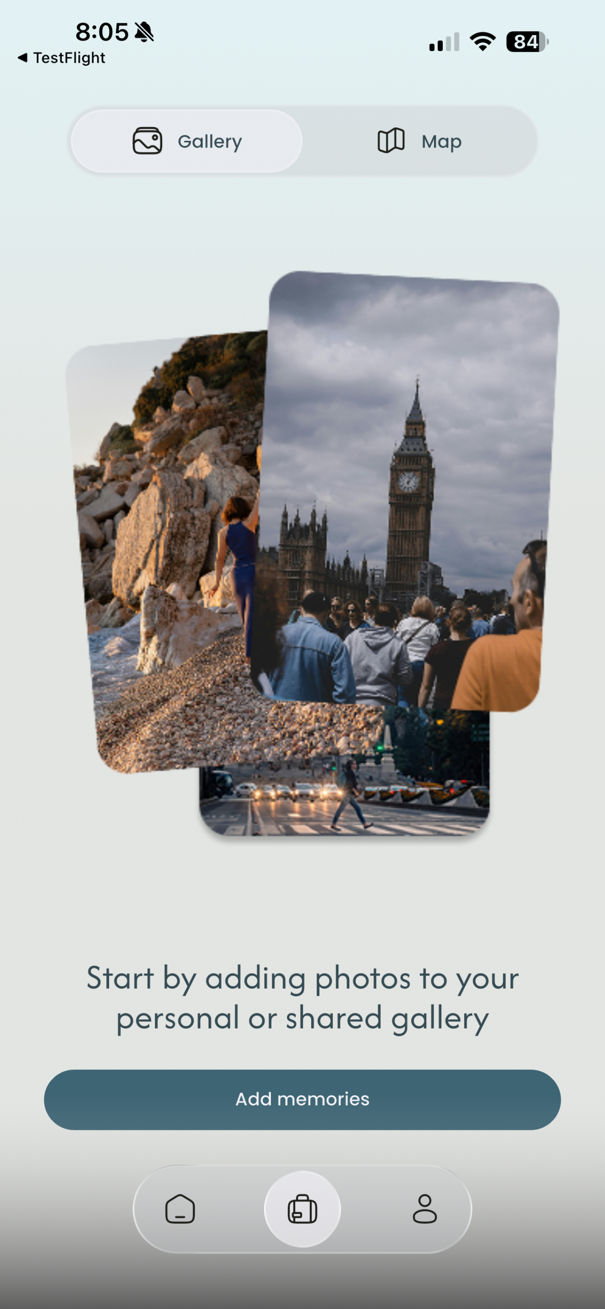Add memories to a LoCo gallery
